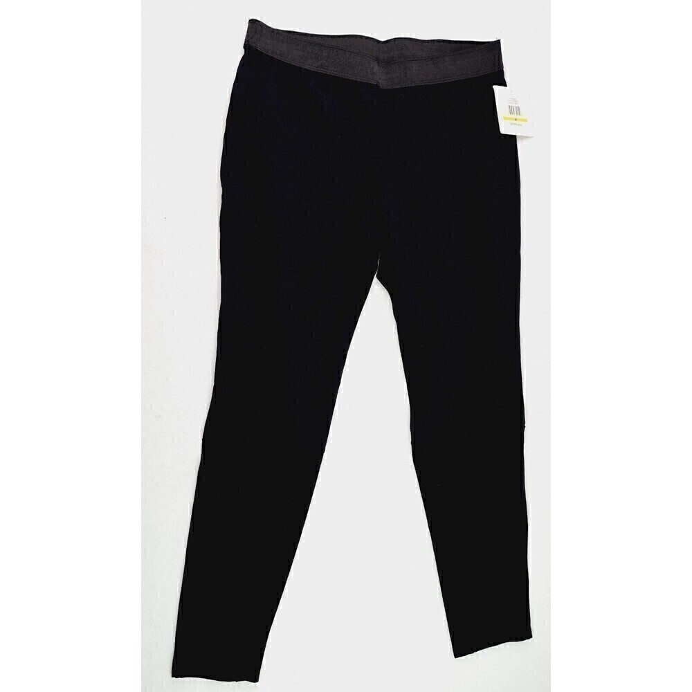 ELLEN Tracy Womens Stretch Linda Slim Ankle Dress Pants Black Size M NWT $69.50